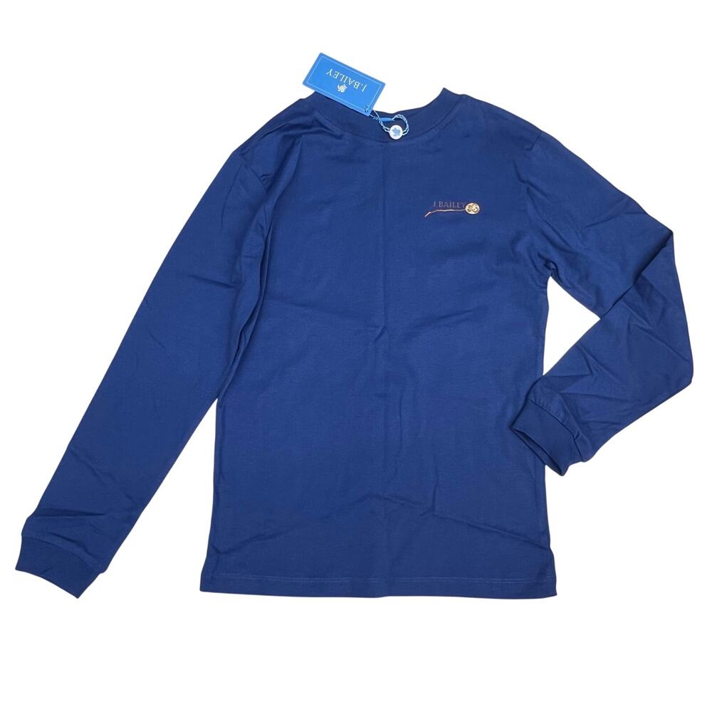 NWT J. Bailey Size 10 Smores Tee in Blue